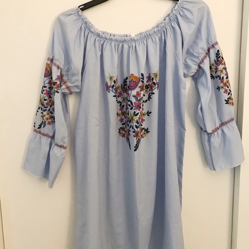Off the shoulder dress